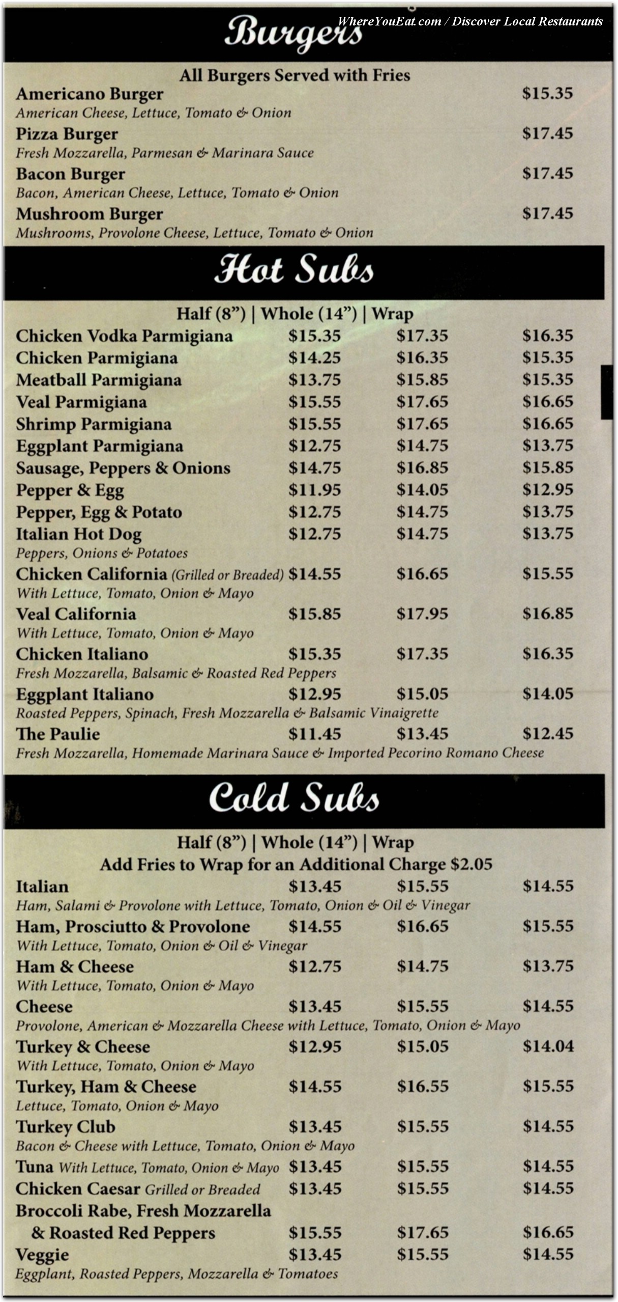 Our Foods